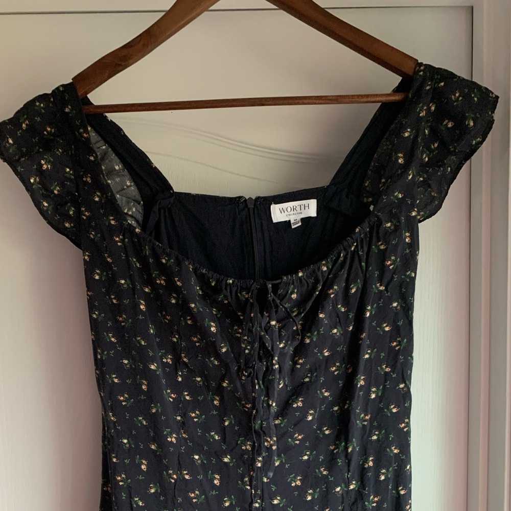 Worth collective emery dress in navy floral - Picture 2 of 11